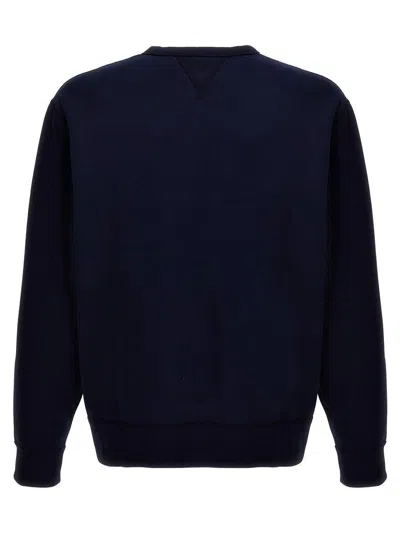 Polo Ralph Lauren Polo Pony Crew-neck Sweatshirt In Blue