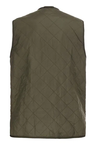 Shop Barbour Polarquilt Waistcoat In Green
