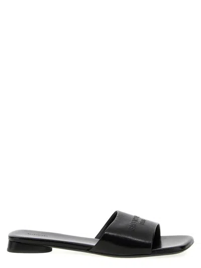 Shop Balenciaga Slippers In Black