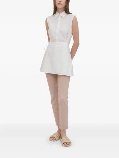 Rosetta Getty Plaid-pattern Skinny Trousers In Neutrals