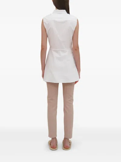 Rosetta Getty Plaid-pattern Skinny Trousers In Neutrals