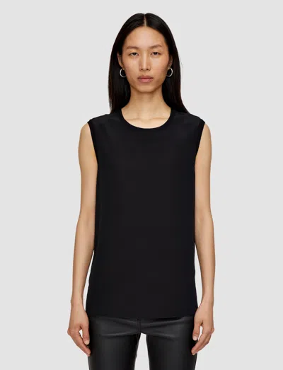 Joseph Bley Blouse Crepe De Soie In Black
