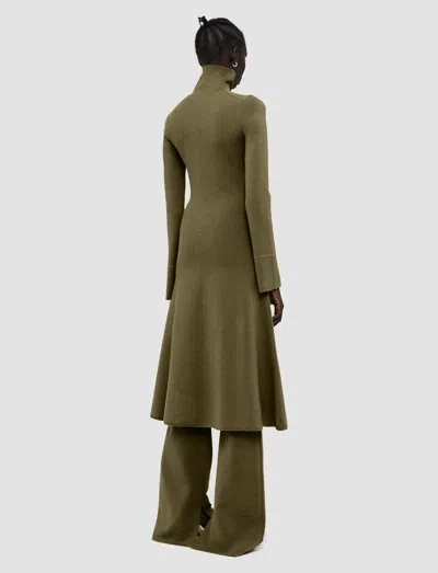 Joseph Silk Stretch Dress In Black