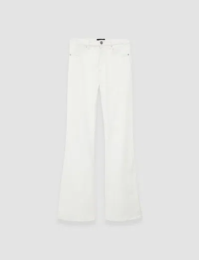 Joseph Denim Stretch Bond Trousers In White