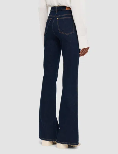 Joseph Denim Stretch Bond Trousers In Indigo