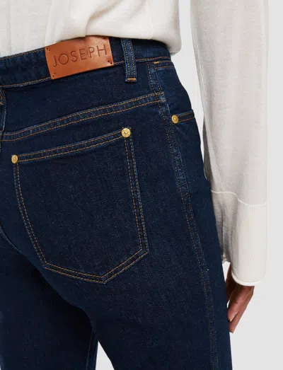 Joseph Denim Stretch Bond Trousers In Indigo