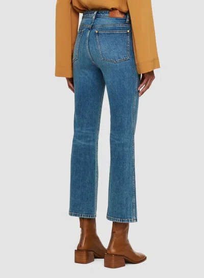 Joseph Denim Stretch Duke Trousers In Indigo Wash