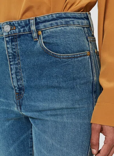 Joseph Denim Stretch Duke Trousers In Indigo Wash