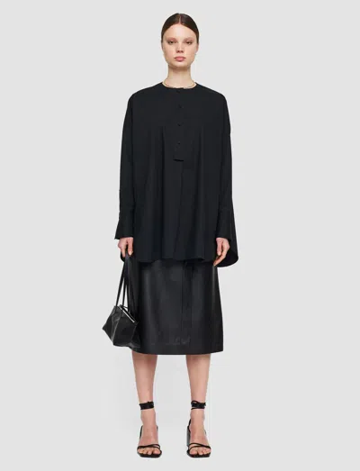Joseph Poplin Botha Blouse In Black