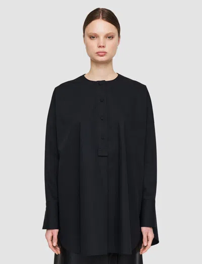 Joseph Poplin Botha Blouse In Black