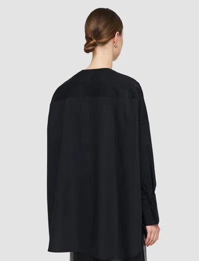 Joseph Poplin Botha Blouse In Black