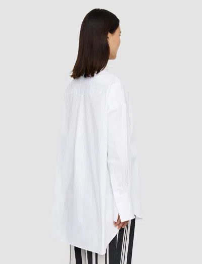 Joseph Relaxed Berton Shirt In White