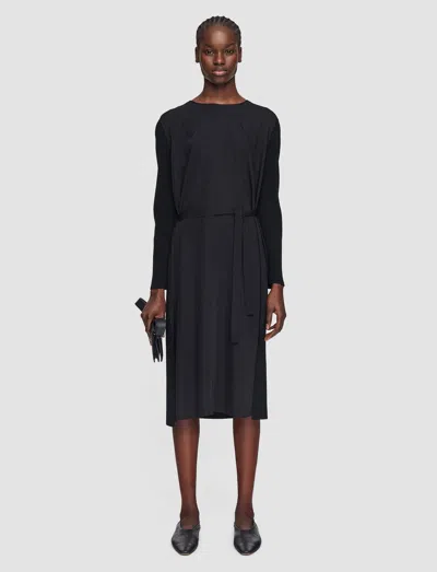 Joseph Drapy Cady Didot Dress In Black