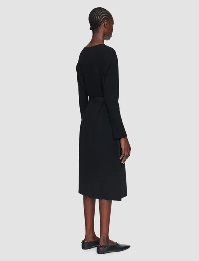 Joseph Drapy Cady Didot Dress In Black