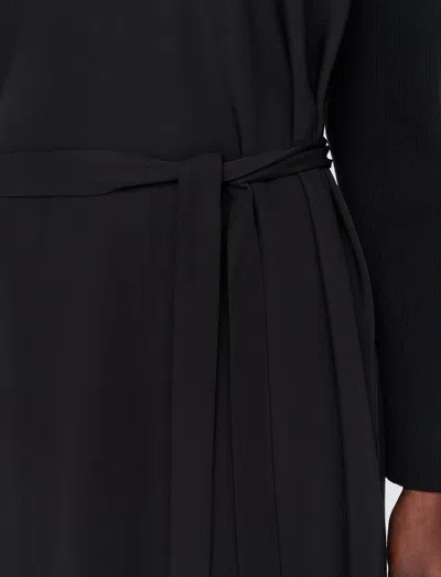 Joseph Drapy Cady Didot Dress In Black