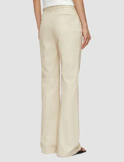 Joseph Womens Quail Tafira Flared-leg Stretch-woven Trousers In Beige