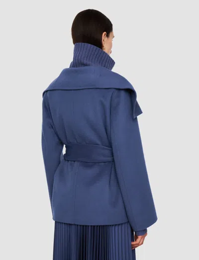 Joseph Adrienne Double Face Cashmere Jacket In Harbour