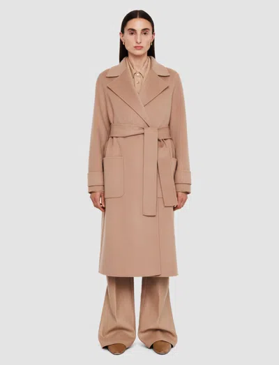 Joseph Arline Double Face Cashmere Coat In Blusher