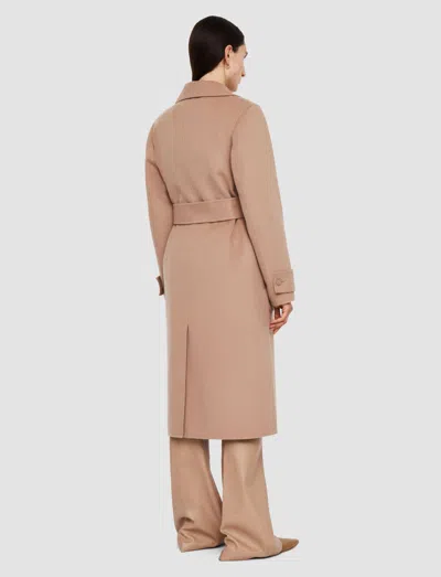 Joseph Arline Double Face Cashmere Coat In Blusher