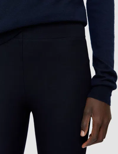 Joseph Cropped Gabardine Leggings In Black