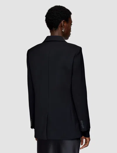 Joseph Tailoring Wool Stretch Jackie Jacket In Black