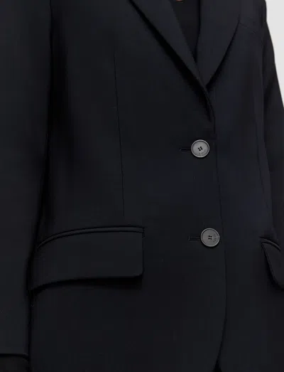 Joseph Tailoring Wool Stretch Jackie Jacket In Black