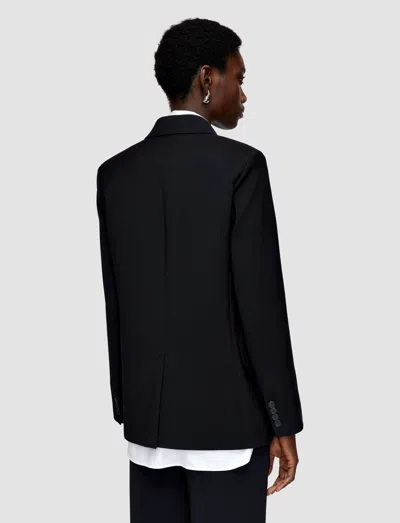 Joseph Tailoring Wool Stretch Jaden Jacket In Black