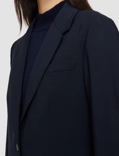 Joseph Tailoring Wool Stretch Jackie Jacket In Black