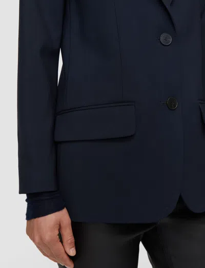 Joseph Tailoring Wool Stretch Jackie Jacket In Black