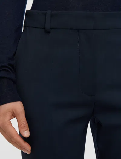 Joseph Tailoring Wool Stretch Coleman Trousers In Black