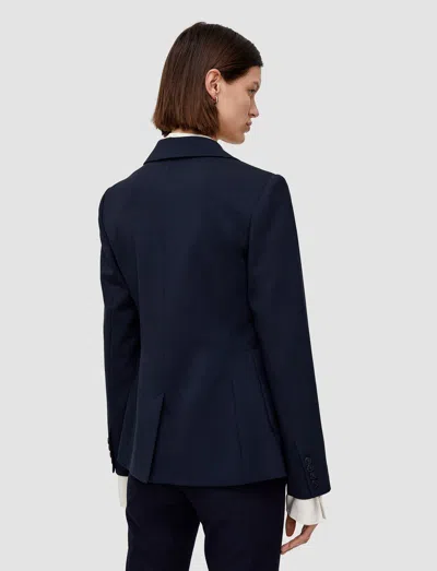 Joseph Glenview Tailoring Wool Stretch Jacket In Blue