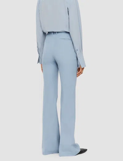 Joseph Womens Faded Sky Coleman Gabardine Stretch-woven Trousers In Faded Sky