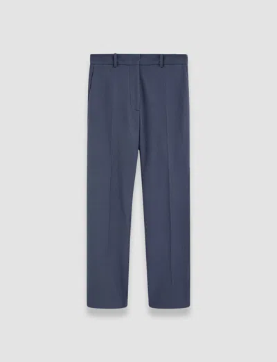Joseph Coleman Gabardine Stretch Trousers In Harbour