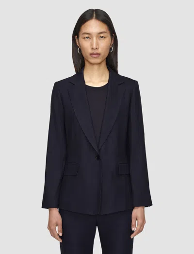 Joseph Marty Linen Stretch Jacket In Black