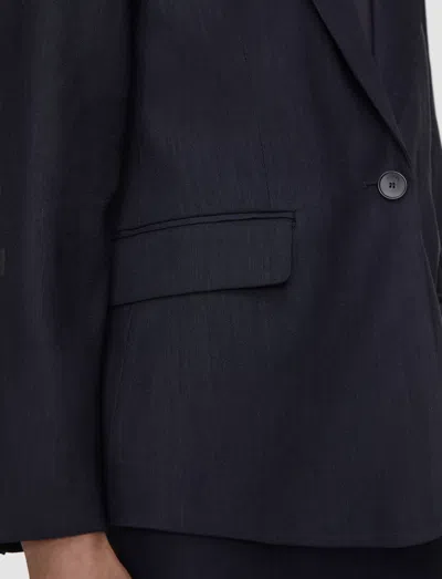 Joseph Marty Linen Stretch Jacket In Black