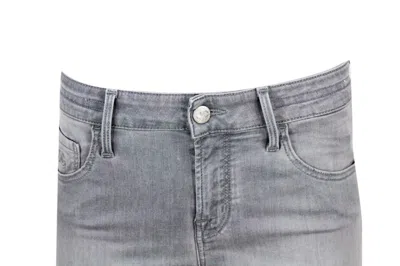 Jacob Cohen Kimberly Cropped Skynny 5-pocket Denim Trousers With Regular Waist In Soft Stretch Denim With Zip Cl In Grey
