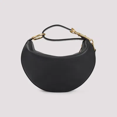 Burberry Knight Arc Mini Leather Shoulder Bag In Black