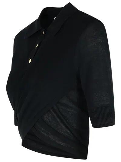 Sportmax Black Shaker Top In Black