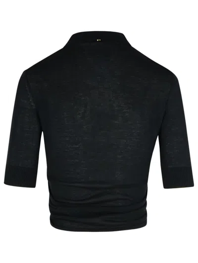 Sportmax Black Shaker Top In Black