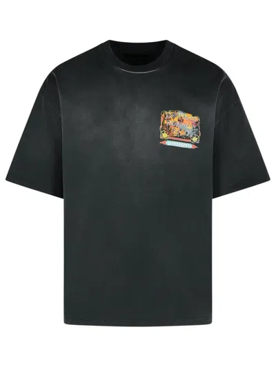 Amiri Jazz Hideaway Logo-print Cotton T-shirt In Black