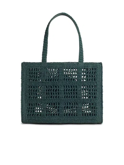 Tory Burch Ella Light Blue Cotton Bag In Blue