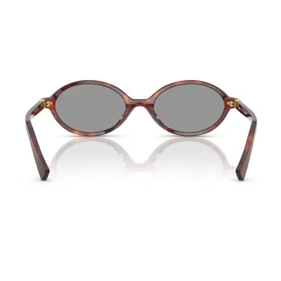 Miu Miu 0mu 04zs 21c40o Havana Mahogany Sunglasses In Brown