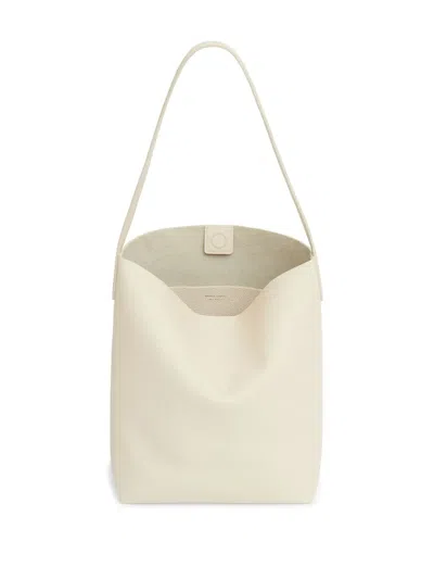Mansur Gavriel Small Everyday Cabas Leather Tote In White