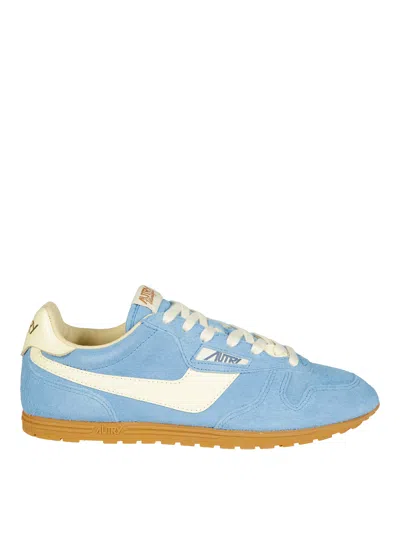 Autry Men's Windspin Low Sneakers In Light Blue