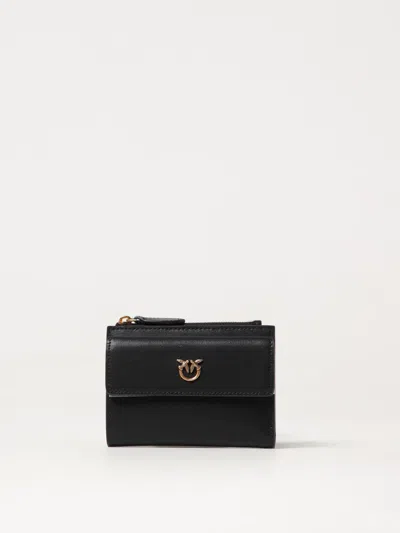 Pinko Compact Wallet In Black