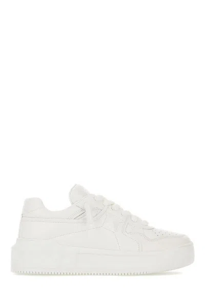 Valentino Garavani Mens White One Stud Xl Chunky-sole Leather Low-top Trainers In White