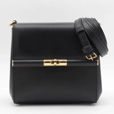 Dolce & Gabbana Marlene City Grained Leather Shoulder Bag In Black