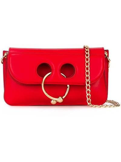 Jw Anderson Small Pierce Crossbody Bag In Red