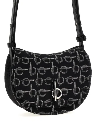 Burberry Rocking Horse Shoulder Bags Black In Black