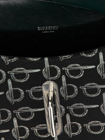 Burberry Rocking Horse Shoulder Bags Black In Black